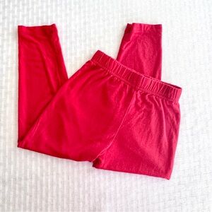 Moonlight Bamboo Red Solid Leggings Toddler Girls 18–24M Soft Viscose Blend
